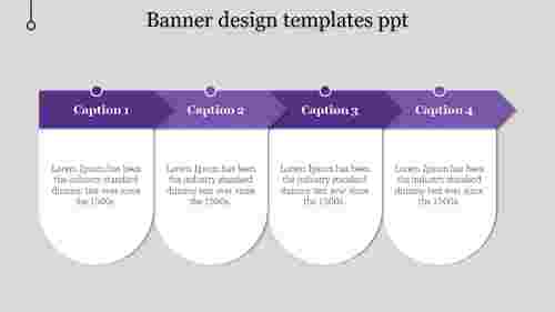banner design templates ppt-Purple